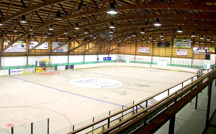 Zimní stadion v Bílině. Foto: MÚ Bílina